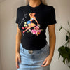 Vintage black Benetton Baby Tee - womens medium