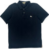 Burberry Polo Shirt - Large - Black Cotton