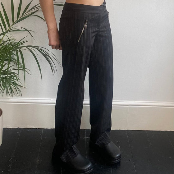 Vintage black Expensive Trousers - womens 29" waist