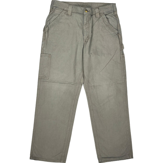 Carhartt Work Trousers - 32W 29L - Beige Cotton