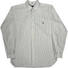 Ralph Lauren Striped Shirt - XL - White Cotton