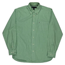  Tommy Hilfiger Checked Shirt - Medium Green Cotton