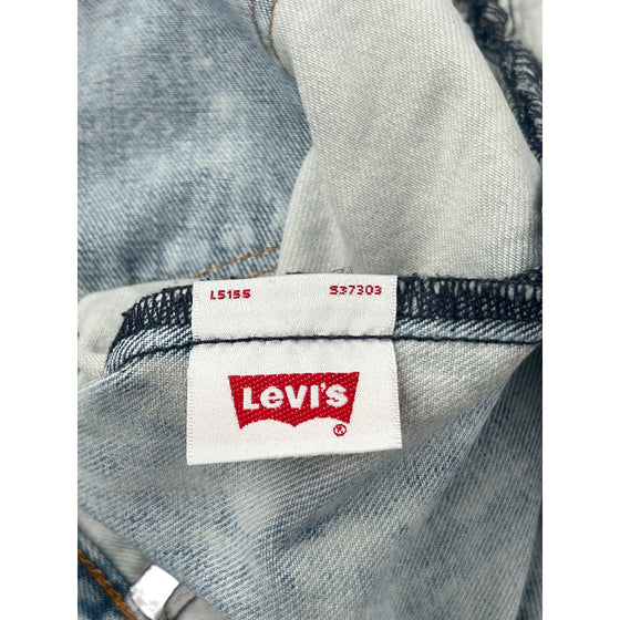 Levis 501 Acid Wash Jeans - 34W 31L - Multicoloured Cotton