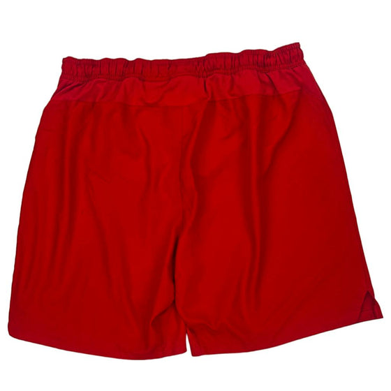 Nike DRI-FIT Athletic Shorts - Medium - Red Polyester