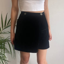  Vintage black Caldarelli Wrap Skirt - womens small