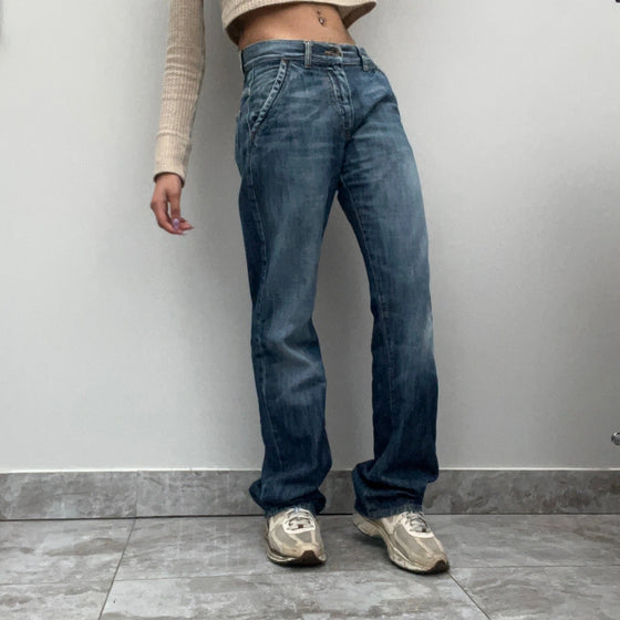 Vintage blue Met Jeans - womens 28" waist