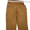 Carhartt B11 Loose Original Fit Trousers - 30W 32L - Brown Cotton