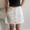 Vintage white Diesel Mini Skirt - womens 30" waist