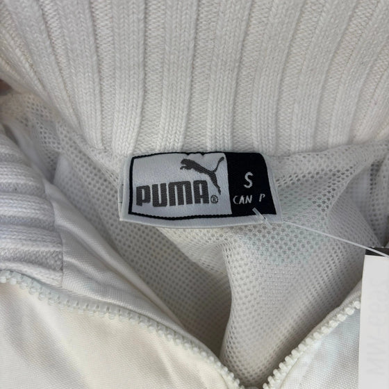 Vintage white Italia Puma Zip Up - womens small