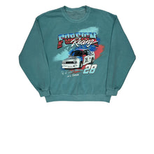  Racing Pacsun Nascar Sweatshirt - Medium Blue Cotton Blend