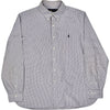 Ralph Lauren Checked Shirt - XL - White Cotton