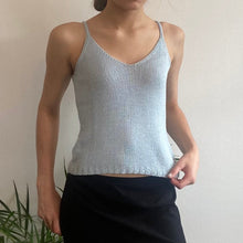  Vintage blue L'Insolito Strap Top - womens small