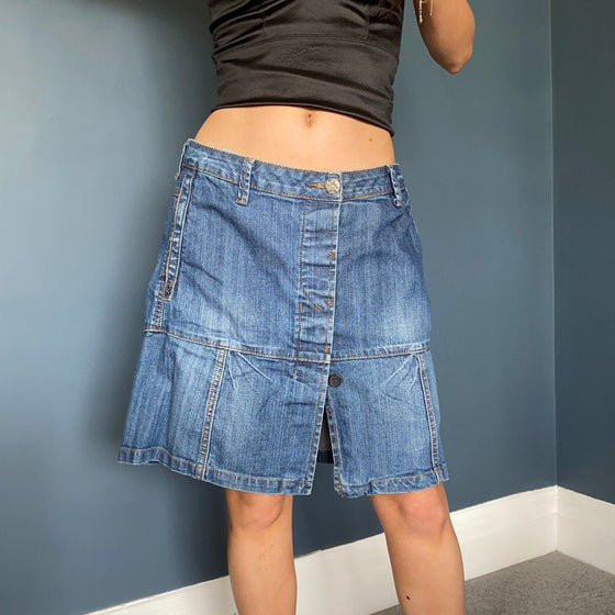 Vintage blue Jeanstar Denim Skirt - womens 31" waist