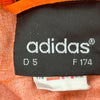 3 Stripes Adidas Jacket - Medium Orange Polyamide