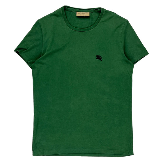 Burberry T-Shirt - Small Green Cotton