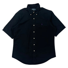  Ralph Lauren Short Sleeve Shirt - Large Black Cotton