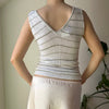 Vintage cream Joanne Marise Crisa Crochet Top - womens medium