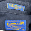 Pendleton Shirt - Medium Blue Virgin Wool