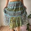 Vintage green Unbranded Midi Skirt - womens x-small