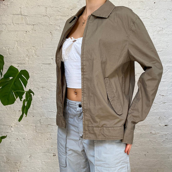 Vintage khaki Doppelganger Jacket - womens medium