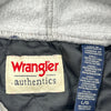 Wrangler Checked Overshirt - Large Navy Cotton Blend