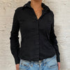 Vintage black Versace Shirt - womens small