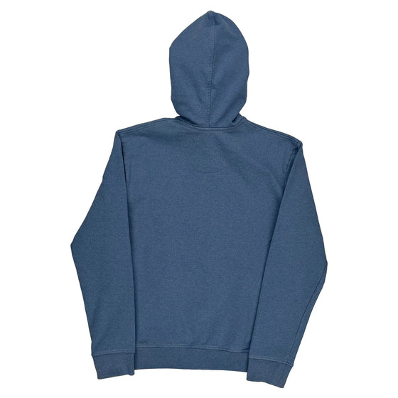 Patagonia Graphic Hoodie - Small Blue Cotton Blend