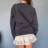 Vintage navy Tommy Hilfiger Sweatshirt - womens small