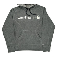  Workwear Carhartt Graphic Hoodie - Large Grey Polyester Blend