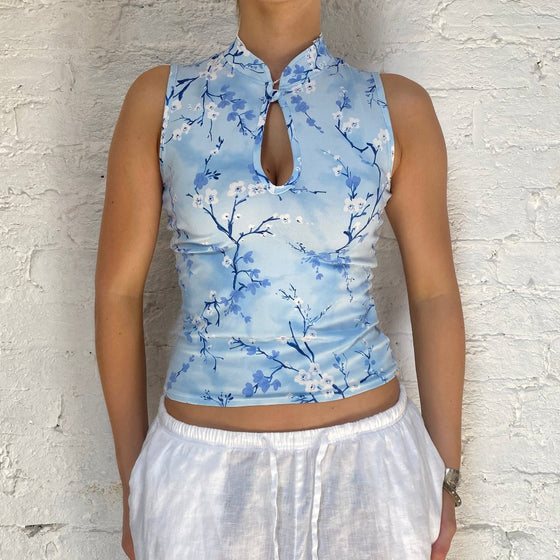 Vintage blue Pimkie Top - womens medium