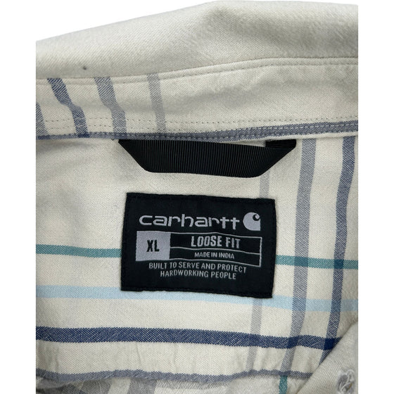 Carhartt Short Sleeve Shirt - XL - Grey Cotton