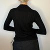 Vintage black Intimissimi Long Sleeve Top - womens small