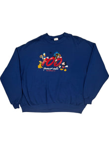  Disney Store 100 Years of Magic Sweatshirt - 3XL - Blue Cotton