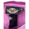 Harley Davidson Graphic Hoodie - Small - Purple Cotton