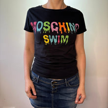  Vintage black Moschino T-Shirt - womens x-small