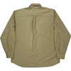 Camel Collection Button-Up Shirt - XL - Khaki Cotton