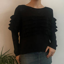  Vintage black Sisley Jumper - womens medium