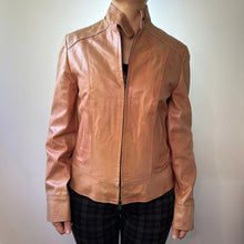  Vintage brown Masterpelle Leather Jacket - womens medium