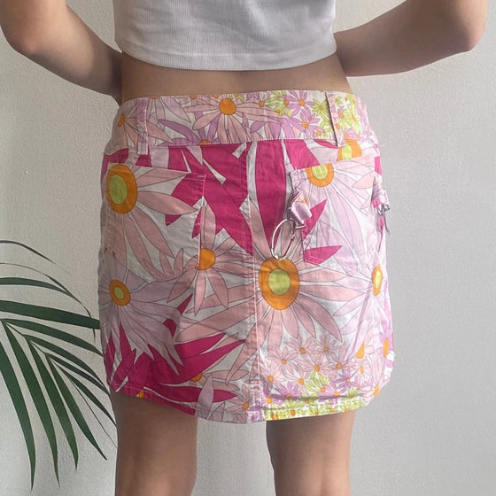 Vintage pink Versace Jeans Couture Mini Skirt - womens 30" waist