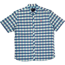  Fred Perry Slim Fit Check Shirt - Large - Blue Cotton