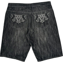  Avirex Denim Shorts - 40W 13L - Black Cotton Blend