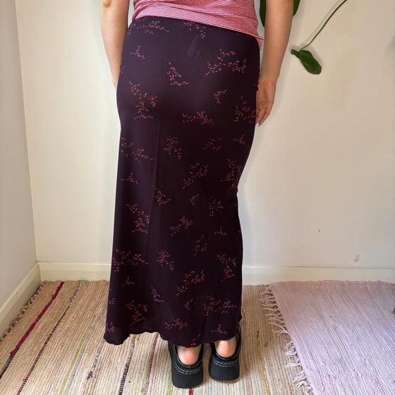 Vintage purple Unbranded Maxi Skirt - womens 25" waist