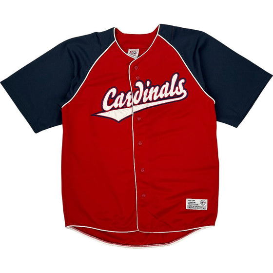 True Fan Cardinals Baseball Jersey - Large - Red Polyester