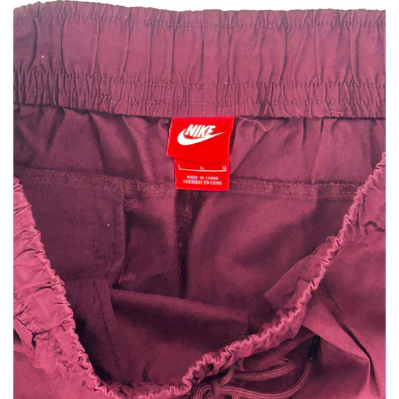 Nike Joggers - Large - Burgundy Cotton Blend