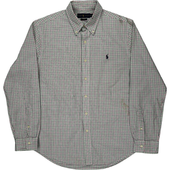 Ralph Lauren Slim Fit Check Shirt - Large - Multicoloured Cotton