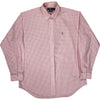 Ralph Lauren Blake Gingham Shirt - 3XL - Pink Cotton