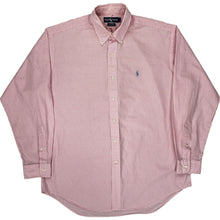  Ralph Lauren Blake Gingham Shirt - 3XL - Pink Cotton