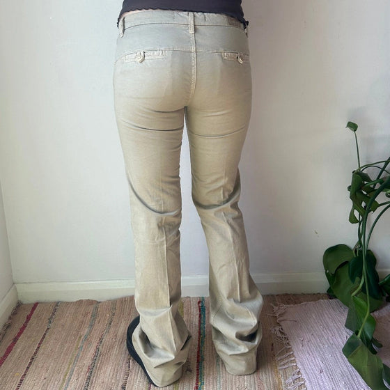 Vintage beige Unbranded Trousers - womens 30" waist