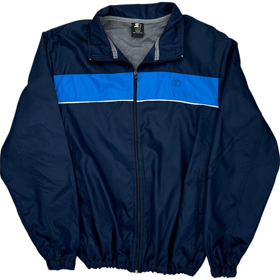 Starter Navy Jacket - Large - Navy Polyester