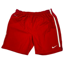  Nike DRI-FIT Athletic Shorts - Medium - Red Polyester